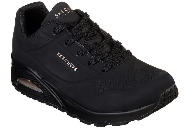 Skechers Womens Black Uno Stand On Air 