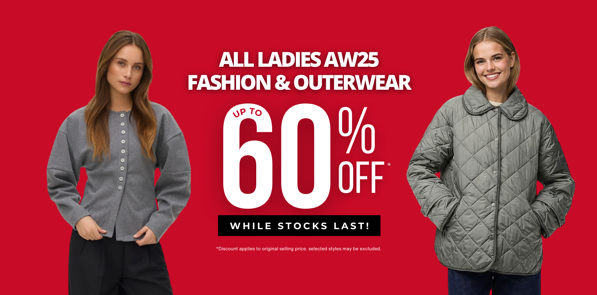 Up to 60% OFF LADIES FASHION